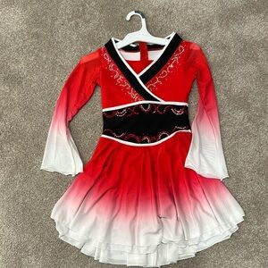 Mulan figure skating dress kids size 7-10